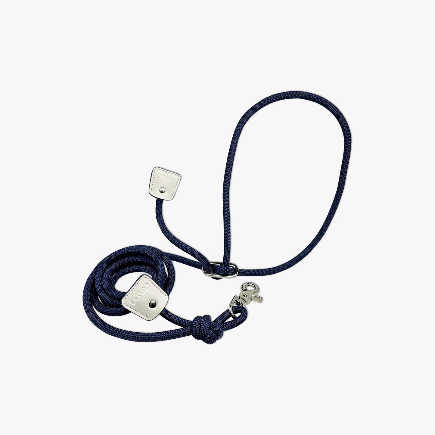 Ensemble harnais et laisse 3 positions - Marine